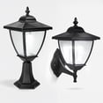 thumbnail image 5 of Classy Caps Eleganté Solar Lamp - Wall or Pier Mount - Black Aluminum, 5 of 10
