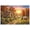 Unframe-style, variant on Rustic Farmhouse Canvas Wall Art Autumn Country Cottage Landscape Horses and Chickens Farm Scene Sunset Pictures for Living Room Bedroom Home Wall Decor Artwork