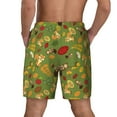 thumbnail image 2 of Lsque Mens Swim Trunks Squirrel And Fox In The Forest Pattern - Bathing Suit Compression Liner - Beach Swim Shorts Swimwear - (S-3XL) - Stretch Quick Dry -3X-Large, 2 of 9