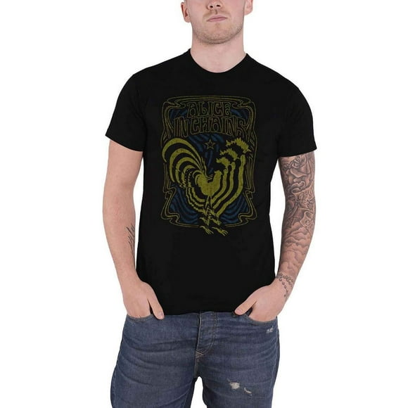 Alice In Chains  Adult Rooster T-Shirt
