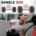 thumbnail image 4 of Lifeline Fitness Premium Rubber Hex Dumbbell, Single, 40 lbs, 4 of 6