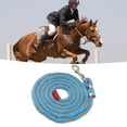 thumbnail image 4 of Corde à Cheval, Corde à Cheval en Nylon Sans Friction et Polyvalente Résistante au Tiraillement pour les Jeux du Bétail Bleu Gris, 4 of 8