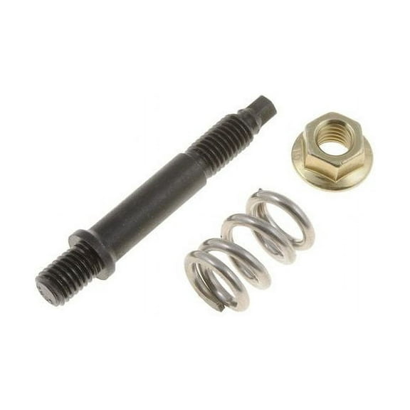 Front Exhaust Manifold Bolt and Spring - Compatible with 1988 - 1995 GMC C1500 1989 1990 1991 1992 1993 1994