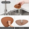thumbnail image 4 of Dream Lifestyle Placemats and Coasters Set, Faux Leather Washable Round Table Mat Waterproof Coffee Mats Heat-Resistant Place Mat for Kitchen Coffee Tea Table, 4 of 7