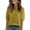 239#Earthy Yellow, variant on Women's Short Sleeve Sweaters Trendy High Neck Knit Pullover Tops Business Casual Spring Outfits 2026 White L