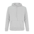 thumbnail image 5 of Outfmvch Hoodies Womens Hoodies Women'S Solid Color Zipperless Long Sleeved Pullover Hooded Sweater Zip Up Hoodie Women Gray 3Xl, 5 of 5
