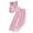 Outfit set1-Pink, variant on UAYOTSE Kids 2 Piece Outfits Girls Summer Plaid Short Sleeve T-Shirts and Pants Set Fashion Clothing Sets,Sizes 7-8 Years