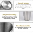 thumbnail image 3 of 8 Piece Stainless Steel Shot Glasses Metal Flask Tumblers Set with Leather Case Ideal Flask Accessory Gift, 3 of 5