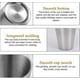 thumbnail image 3 of 8 Piece Stainless Steel Shot Glasses Metal Flask Tumblers Set with Leather Case Ideal Flask Accessory Gift, 3 of 5