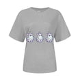 thumbnail image 6 of Godom Womens Halloween Graphic Tee Shirts Short Sleeve Tops Oversized Tshirts Trendy Casual Loose Blouse, 6 of 6
