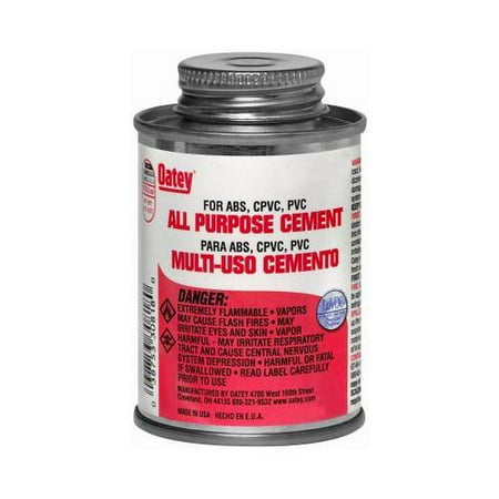 Oatey Abs Cement - Oatey 30821 8-oz. Clear All-Purpose Solvent Cement