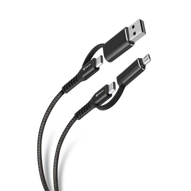 Cable 4 En 1 Steren Usb/usb C A Micro Usb/usb C De 1 M USB-4711