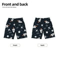 thumbnail image 2 of PAYOHTO Boy Swim Trunks Large Size 14-16 Teens Boy Beach Board Shorts Space Rocket Planet Quick Dry Bathing Suit Swimwear, 2 of 9