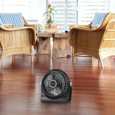 Lasko - 8 in. Breeze Machine® Fan with 3 Speeds - Black