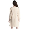 thumbnail image 2 of YiZYiF Robe de Soirée à Volants Manches Courtes Superposée Col Rond Robe Formelle pour Mariage Femmes Champagne S, 2 of 6