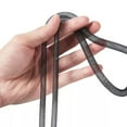 thumbnail image 3 of U8MO Black Mesh Tubing Cords Flexible Tube Party Ribbon Net Threads Wreath 4~20mm DIA-16mm, 140yards, 3 of 9