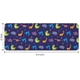 thumbnail image 7 of DarkBlue Dinosaurs with Shapes Pattern Kitchen Rug Mat,Kitchen Runner Rugs Non Skid Washable,Decorative Kitchen Floor Mats for Kitchen,Sink,Laundry,17"x47.2", 7 of 7