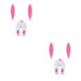 thumbnail image 2 of Ounissouiy Easter Bunny Butt and Ears Wreath Kit Set 1 Hanging for Decor Type3, 2 of 6