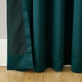 thumbnail image 5 of Sun Zero Bartlett Grommet Room Darkening Extra Wide Patio Curtain Panel, 100"x84",Teal, 5 of 9