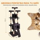 thumbnail image 5 of Torre Árbol Rascador Multinivel Poli Pets con Escalera Gris, 5 of 6