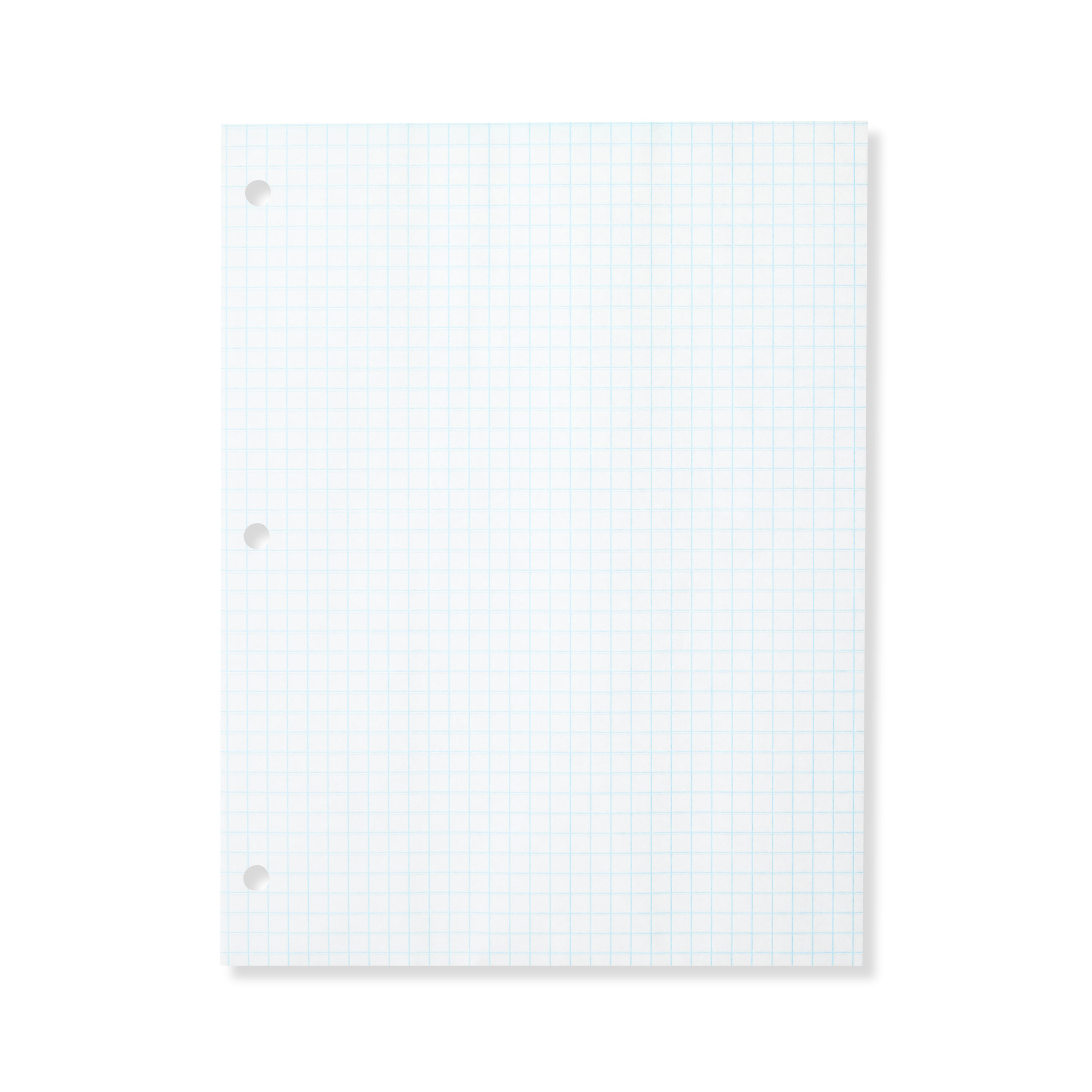 Papel de relleno cuadriculado Pen+Gear, cuadrícula 4x4, 80 hojas, 8" x 10.5" 2