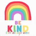 thumbnail image 2 of Santiago, Daniela 26x26 White Modern Wood Framed Museum Art Print Titled - Be Kind, 2 of 4