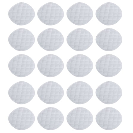 XIRQI 16pcs Reusable Breastfeeding Nursing Pads Leak-Proof White 10cm