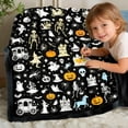 thumbnail image 5 of SUYOLL Halloween DIY Color In Blanket For Adults And Kids Hand Coloring Art Activity Blanket For Family Fun Creative Washable Soft Throw For Home And Holiday Use, 5 of 9