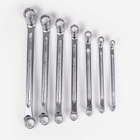 Stahlwille STABIL 20/7N Double-ended Ring Spanner Set, Metric, 6 - 19 mm, 7 Pieces