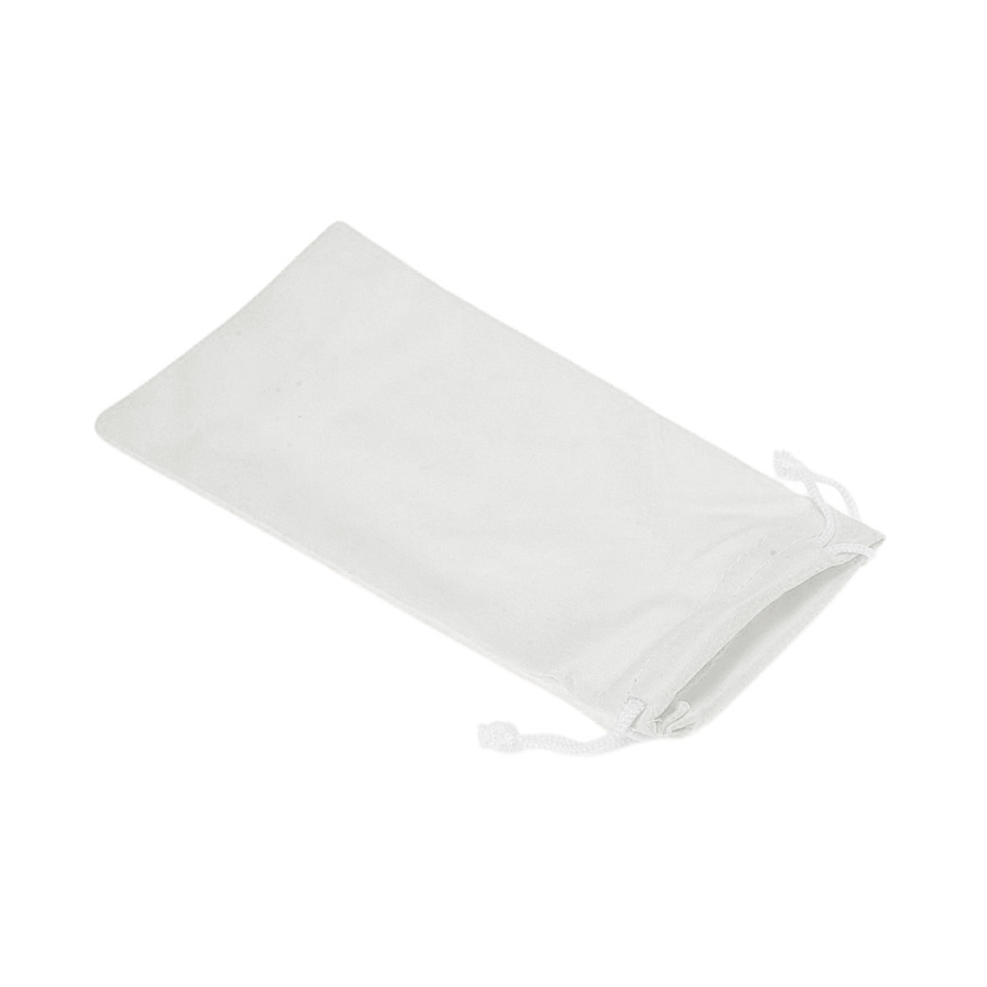 Unique Bargains Soft Drawstring Eyeglass Pouch for Daily Use 7.09"x3.54" Beige Gray