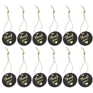 100 Pcs Thank You Small Hangtag Labels Paper Gift Tags Favor Holiday Birthday Party Decor The