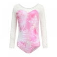 thumbnail image 1 of Girls Long Sleeve Gymnastics Leotards One-Piece Dancewear for 5-12 years Girls, 1 of 8