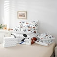 thumbnail image 5 of Castle Fairy Soccer Basketball Football 7-Piece Twin Bedding Sets for Teenagers,Sport Theme Bedding Comforter Set,Ball Gamer Breathable Sheet Sets,Super Cozy Room Decor, 5 of 7