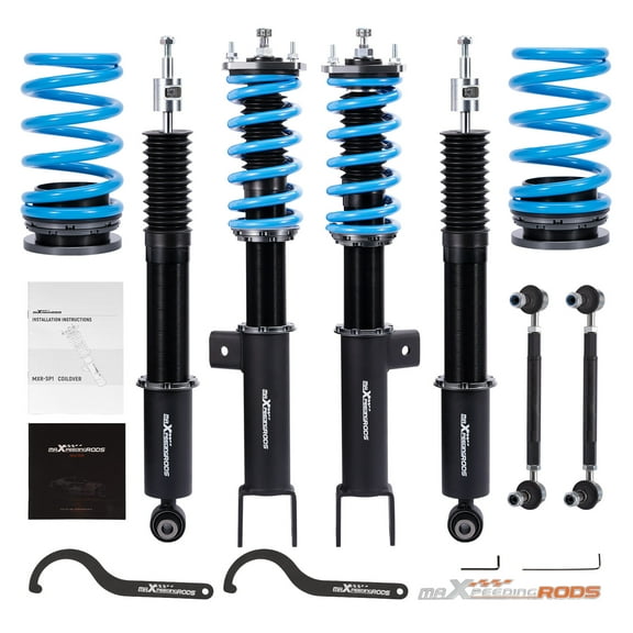 Maxpeedingrods 24 Way Damper Coilovers Strut Springs Kit for Tesla Model 3 RWD Rear Motor 2017-2021