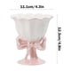 thumbnail image 3 of Campana Para Cocina Footed Dessert Bowl Cute Ice Cream Bowls Sundae Cup Yogurt Bowl Serving With Bow For Fruit Snack Cocktail Salad Or Pudding, 3 of 6