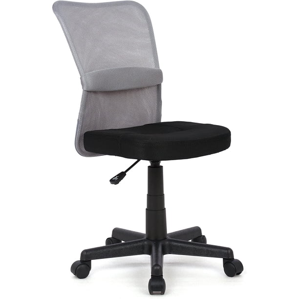 Mid Back Mesh Computer Office Task Chair, Armless Desk Chair with ...