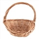 thumbnail image 1 of Cesta de Mimbre con Asa, Cesta de Compras de Mimbre, Cesta de Regalo, Cestas de Picnic, Cesta de Almacenamiento de Cocina - Pequeña, 1 of 5