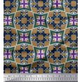 thumbnail image 1 of Soimoi Cotton Cambric Fabric Check & Geometric Fabric Prints by Yard 56 Inch Wide, 1 of 5