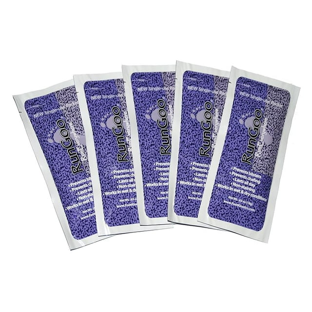 Crema preventiva de ampollas RunGoo específicamente formulada para pies (5 sobres de un solo uso)