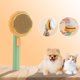 thumbnail image 2 of Cepillo para perros y gatos, cepillos para mascotas, cepillo para quitar el pelo, cepillo para mascotas para pelo largo y corto (amarillo), 2 of 5