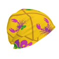 thumbnail image 4 of Kll Mardi Gras Crayfish And Fleur De Lis Winter Fall Beanie Knit Hats For Men & Women - Warm & Soft Stylish Toboggan Caps For Cold Weather, 4 of 9