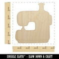 thumbnail image 2 of Sewing Machine with Heart Wood Shape Unfinished Piece Cutout Craft DIY Projects - 4.70 Inch Size - 1/4 Inch Thick, 2 of 7