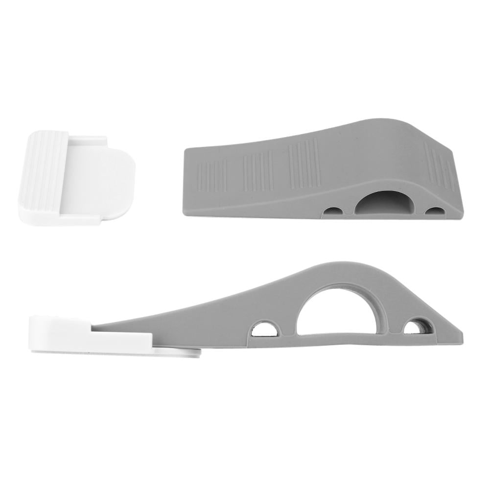 Tebru Rubber Door Wedge, 4 Pack Home Office Door Stop TPR Rubber Wedge