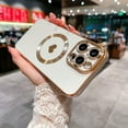 thumbnail image 7 of Compatible for iPhone 15 Pro Case [ Compatible with MagSafe ] [ Powerful Magnetic ], Cute Love Heart Raised Camera Protection Soft Phone Case for Women Girls (6.1") - White, 7 of 7