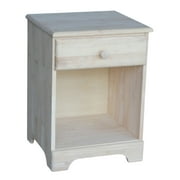 International Concepts Nightstand , Unfinished