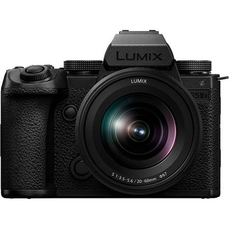 Panasonic Lumix S5IIX Full-Frame Mirrorless Camera with f/3.5-5.6 20-60mm Lens, DC-S5M2XKK