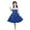 z260403-Blue-a, variant on XEGLSBU Girls Dresses Size 6 Retro Polka Girls Dress Elegant Bodycon Sleeveless Spaghetti Strap Summer Casual Party White Size 10-11 Years
