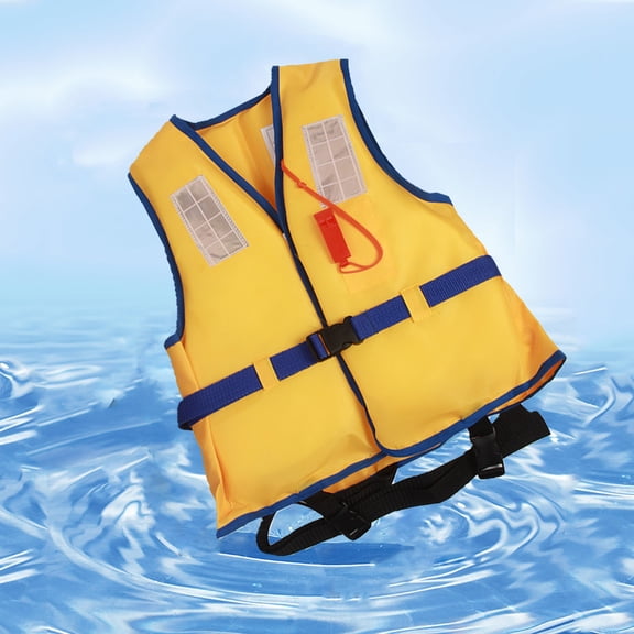 Kids Life Jacket 30-50 Lbs Adjustable Fit Epe Foam Toddler Swim Vest Coast Guard Approved Life Vest Children Float Swimsuit Swimwear Buoyancy Jacket for Pool & Beach