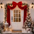 thumbnail image 6 of Christmas Red Velvet Bows Giant Pre-Tied Vintage Christmas Tree Bows for Wedding Holiday Tree Topper Window Wall Mantle, 6 of 6