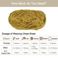 thumbnail image 4 of Unique Bargains Super Bulky Polyester Mustard Velvet Yarn, 87 Yards, 4 of 7